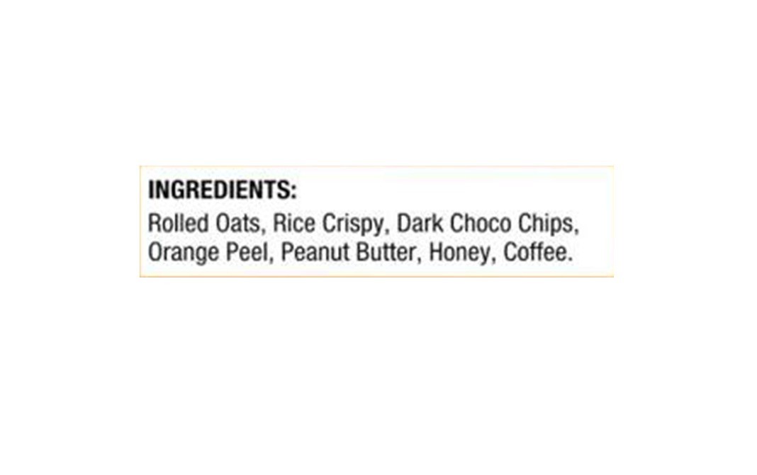 NourishVitals Granola Snack Bar Mocha & Orange Peel   Box  250 grams